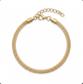 Snake Chain Bracelet – 18K Gold | Minimal, Elegant & Waterproof