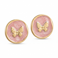 Butterfly Stud Earrings – 18K Gold | Cute & Waterproof