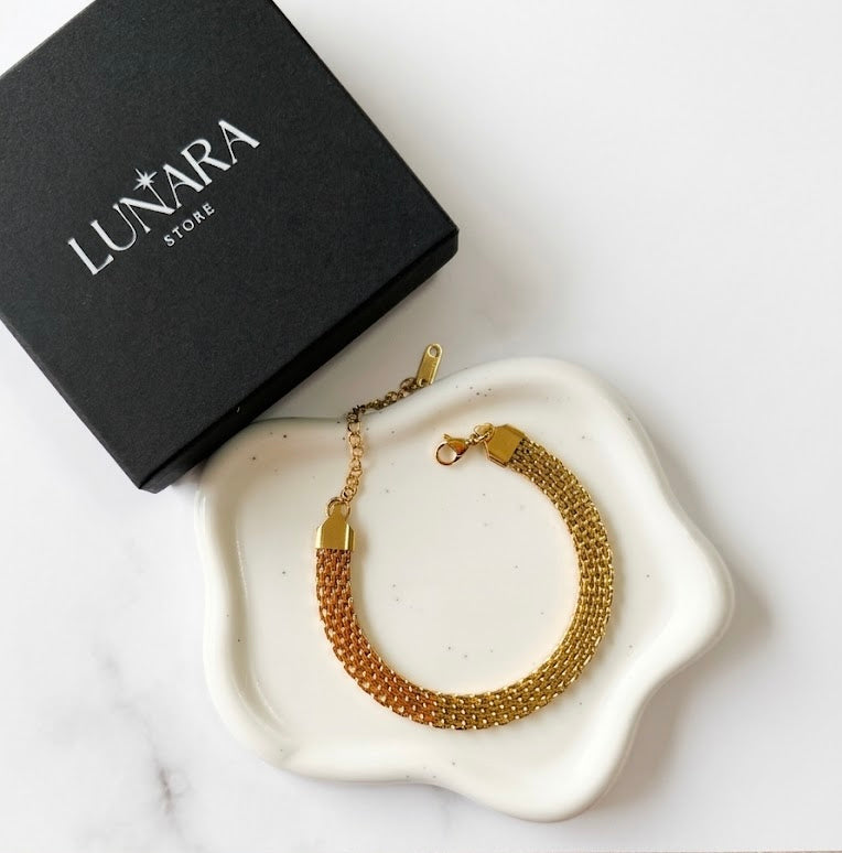 Bold Chain Bracelet – 18K Gold | Statement, Luxury & Waterproof